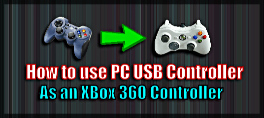 use USB controller as Xbox controller on PC