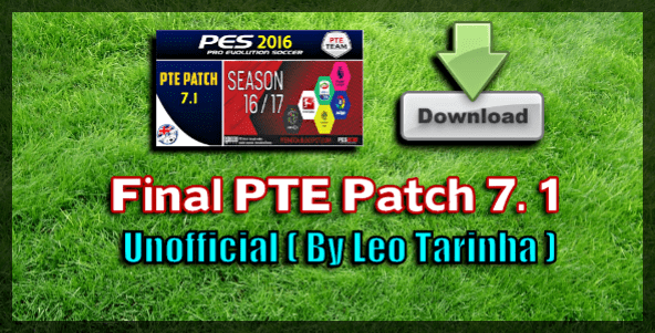 Patch PTE 7.1 Final (PES 2016)
