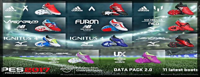 PES 2017 Data Pack 2 New Boots