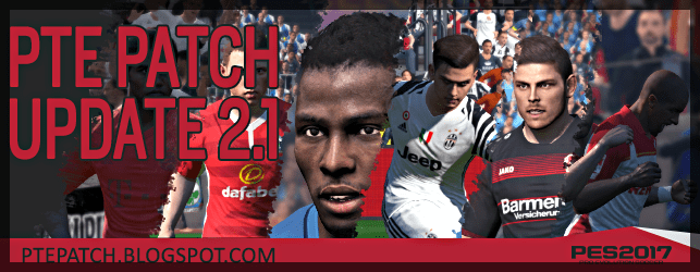 Patch PTE 2.1 update PES 2017