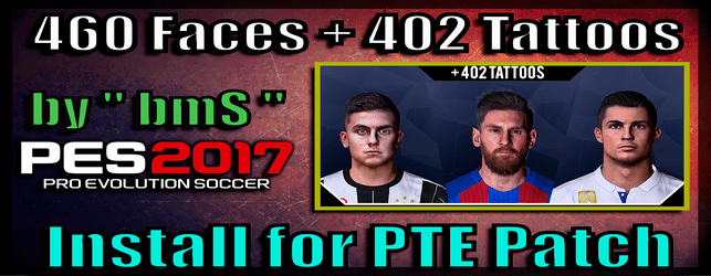 Pes 2017 ultra pack by bms download and install for pte patch
