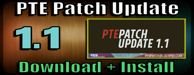 PES 2018 PTE Patch 1.1 Update download and install on PC