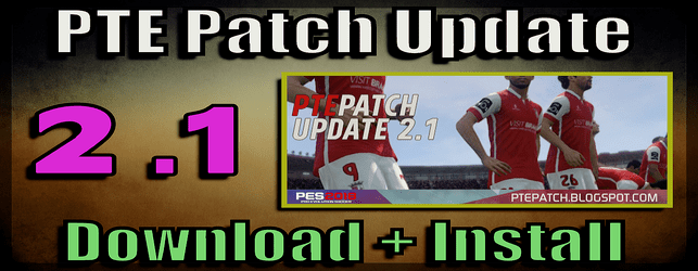 PTE Patch 2.1 Update for PES 2018 Download and Install on PC