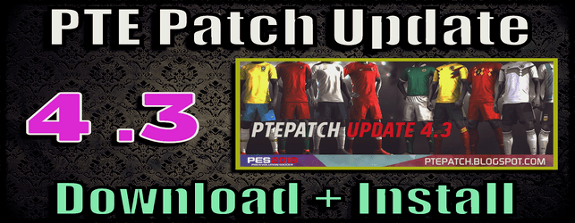 PTE Patch 4.3 PES 2018 download and install on PC Del Choc