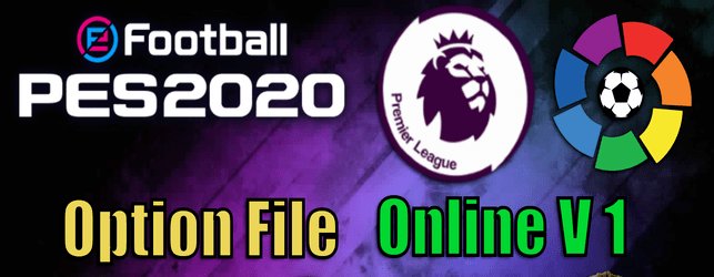 eFootball PES 2020 Online Option File V1 by CYPES download and install on PC and PS4